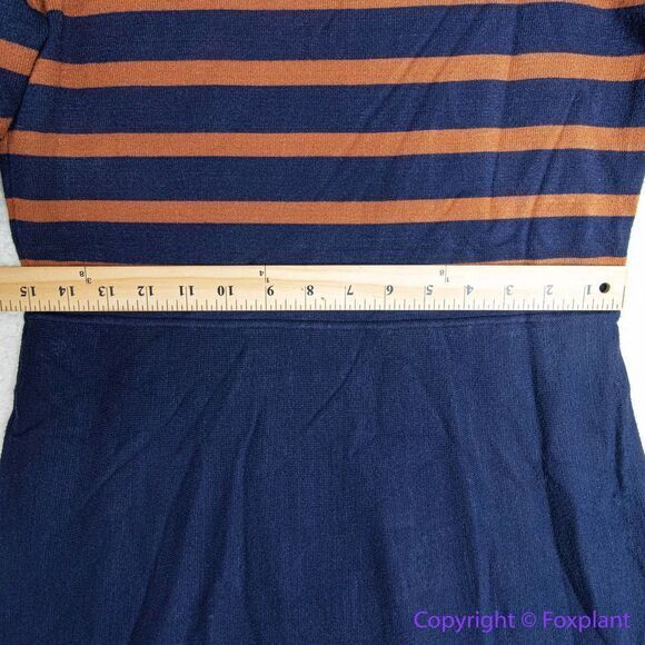 Eliza J Women's Stripped High Neck Knit Dress, L - Picture 9 of 16